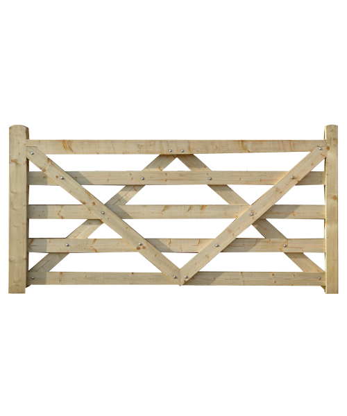 Timber Field Gate