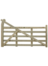 Gooseneck Timber Gate (Availbale to order)